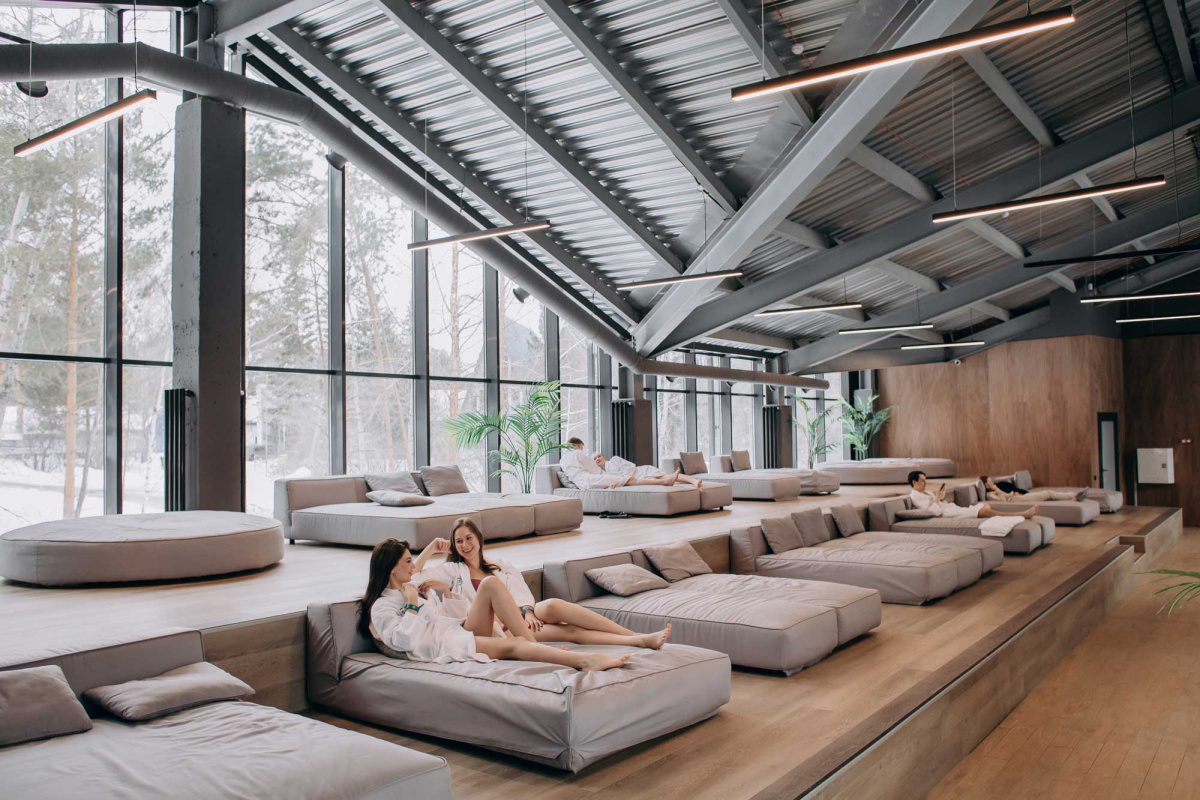 SPA и зоны отдыха на термальном курорте Баден-Баден Таватуй (Зеленый мыс)