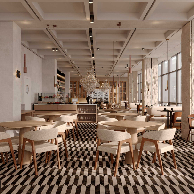 Ресторан на термальном курорте Баден-Баден Таватуй (Зеленый мыс)